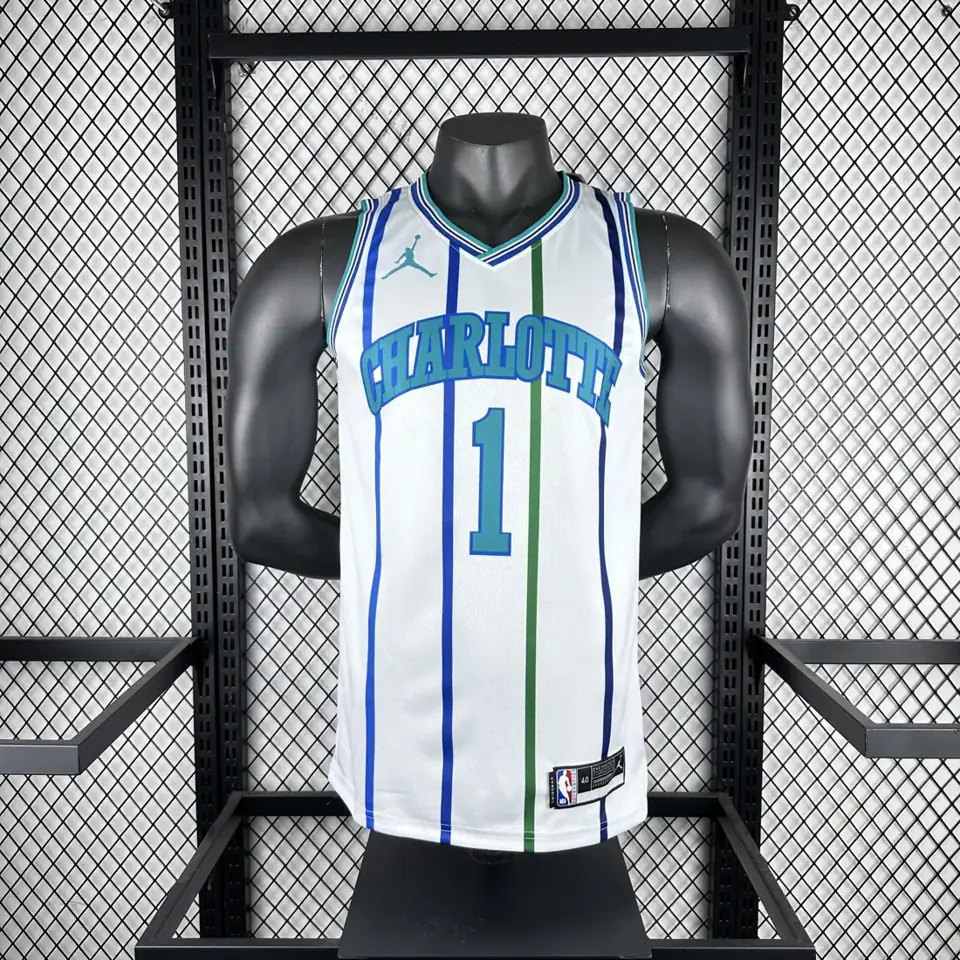 Foto 8 de Temporada 2019 Hornets retro blanco nº 1 Ball