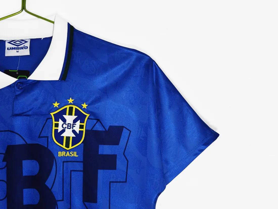 Foto 4 de Temporada 1992 Brasil visitante azul retro 5A