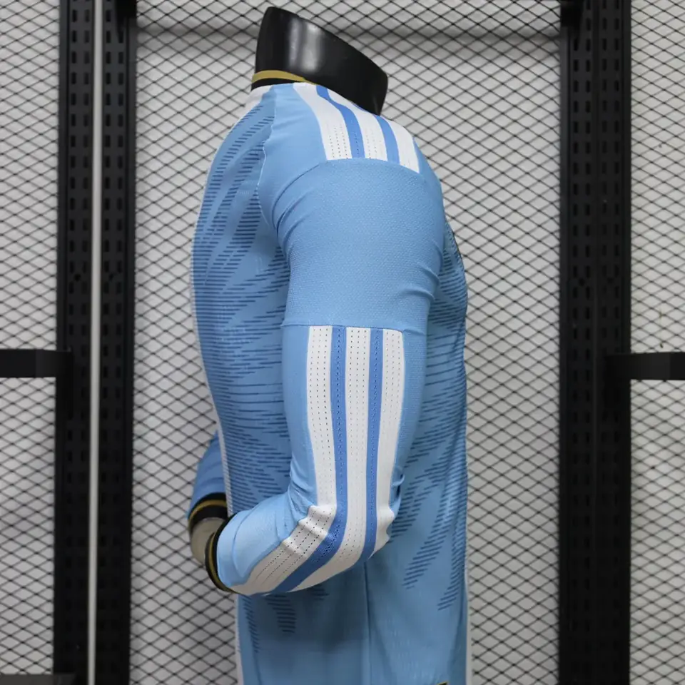 Foto 5 de Camisetas de manga larga edición conmemorativa de Messi de Argentina 26-27, tallas S-4XL