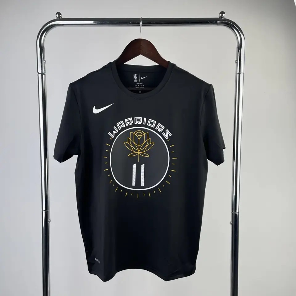Foto 1 de Temporada 23 Golden State Warriors edición ciudad número 11 camiseta de manga corta de secado rápido