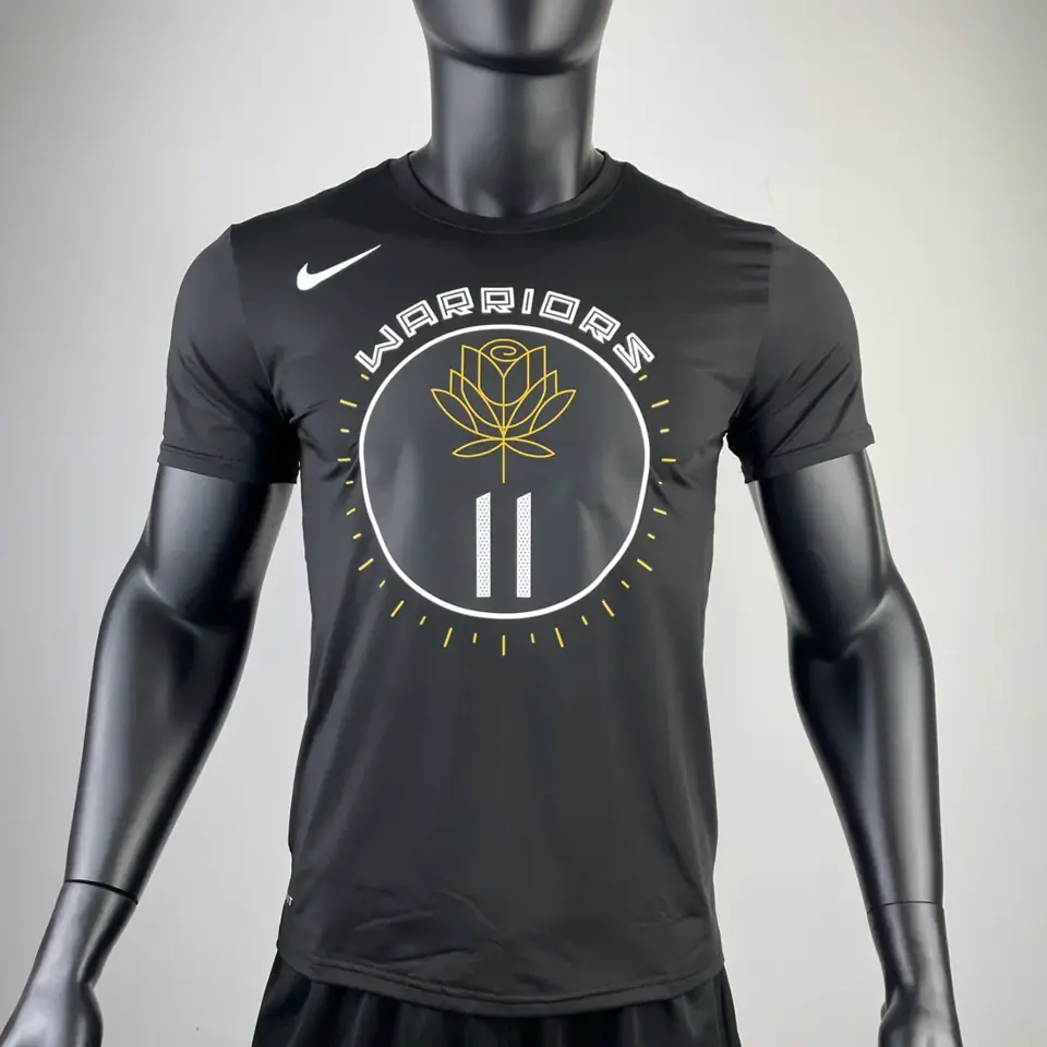 Foto 4 de Temporada 23 Golden State Warriors edición ciudad número 11 camiseta de manga corta de secado rápido