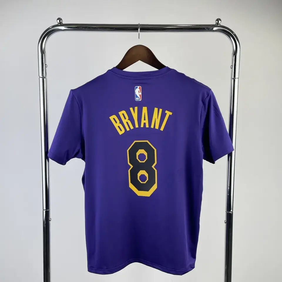 Foto 5 de Temporada 23 Los Angeles Lakers edición limitada Air número 8 camiseta de manga corta de secado rápido