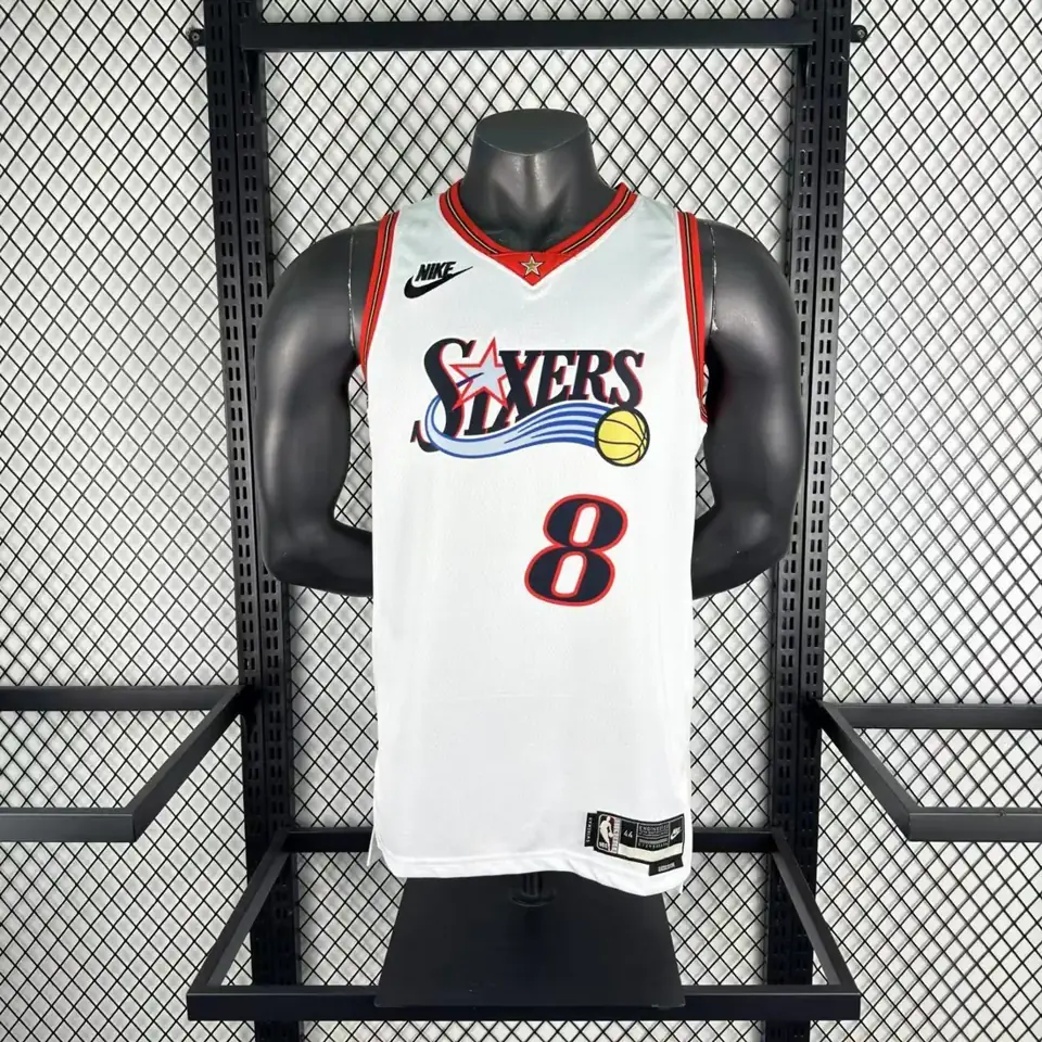 Foto 3 de Temporada 26 76ers retro blanco número 8 George