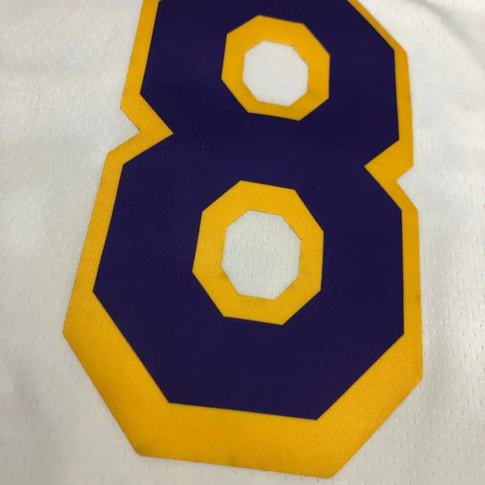 Foto 3 de Los Angeles Lakers blanco cuello en V nº 8 Kobe