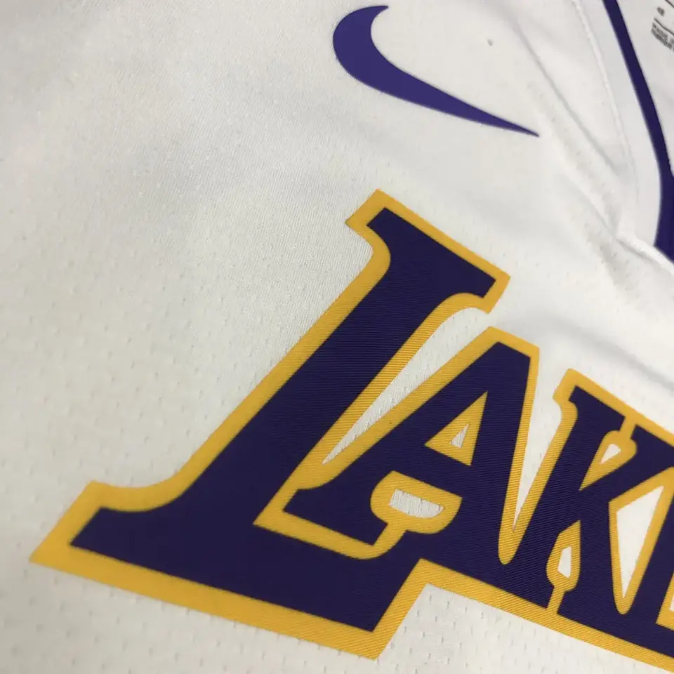 Foto 5 de Los Angeles Lakers blanco cuello en V nº 8 Kobe