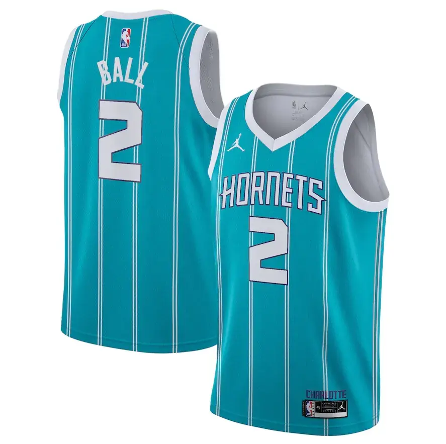 Foto 2 de Temporada 20 Charlotte Hornets azul nº 2 LaMelo Ball