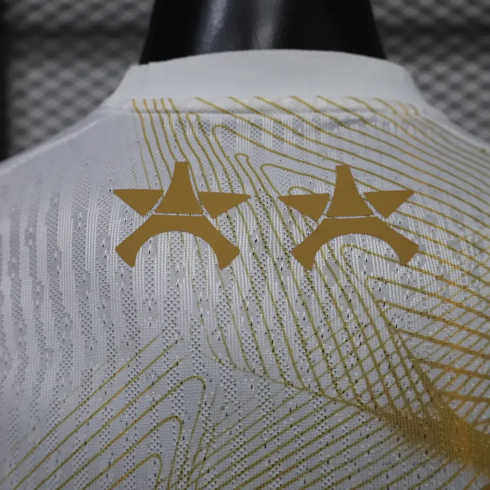 Foto 3 de Camisetas de calentamiento del París Saint-Germain para la Champions League 26-27: amarillas, tallas S-3XL