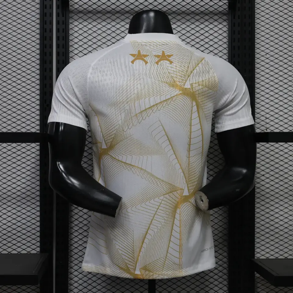 Foto 4 de Camisetas de calentamiento del París Saint-Germain para la Champions League 26-27: amarillas, tallas S-3XL