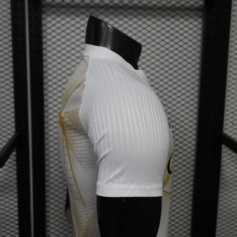 Foto 6 de Camisetas de calentamiento del París Saint-Germain para la Champions League 26-27: amarillas, tallas S-3XL