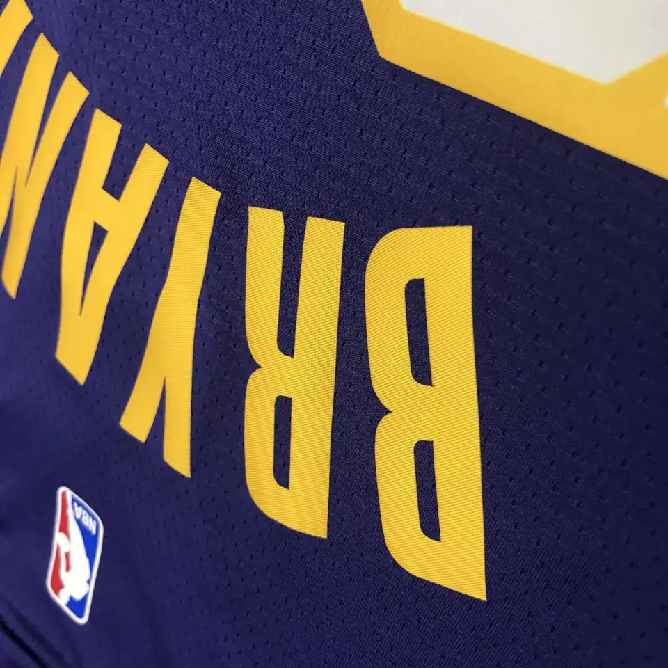 Foto 2 de Los Angeles Lakers morado cuello en V nº 24 Kobe Bryant
