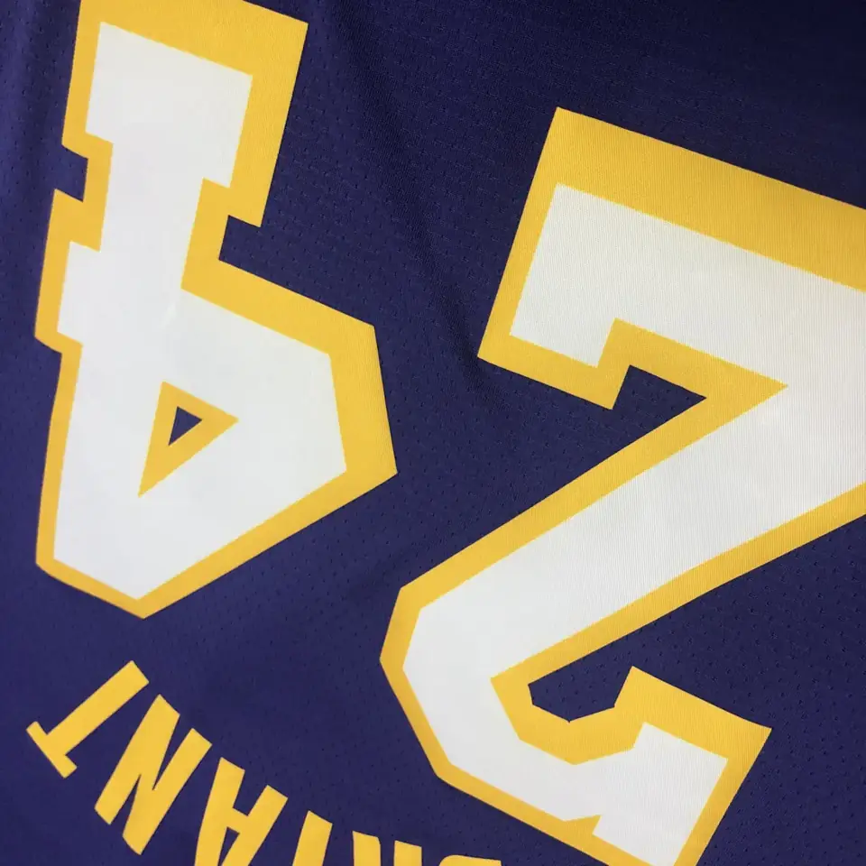 Foto 3 de Los Angeles Lakers morado cuello en V nº 24 Kobe Bryant