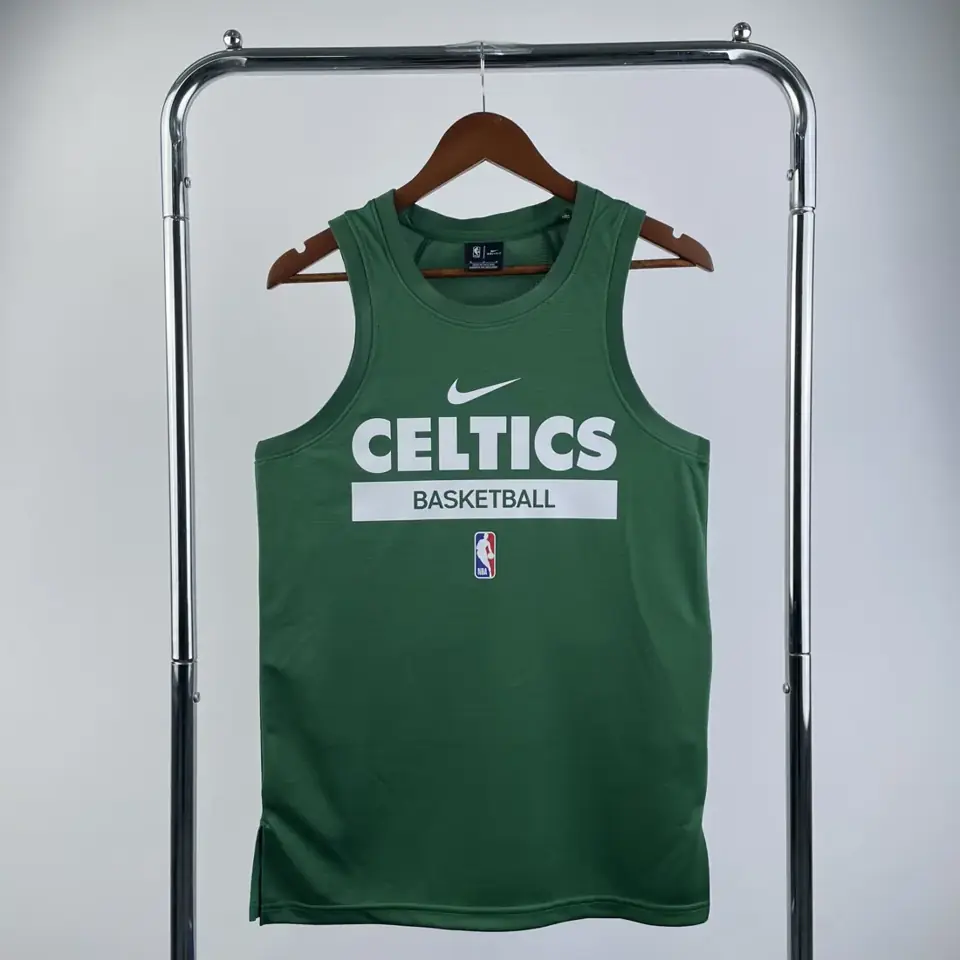 Foto 1 de Temporada 23 Boston Celtics camiseta de entrenamiento versión jugador verde
