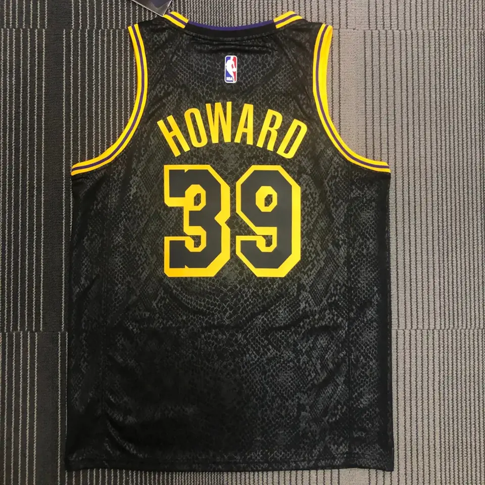 Foto 2 de Lakers de Los Ángeles estampado de serpiente N.º 39 Dwight Howard