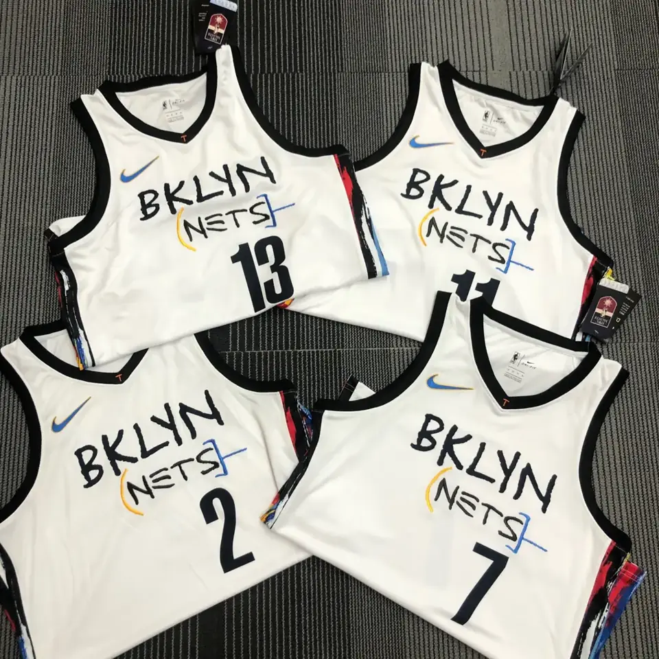 Foto 3 de Camiseta estilo grafiti (blanca) de los Nets n.º 13 Harden