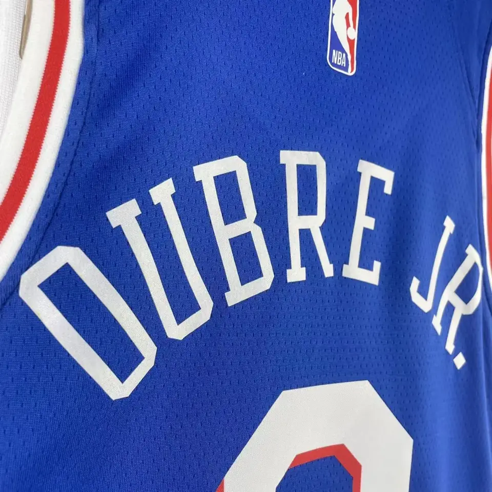 Foto 6 de Temporada 23 76ers visitante azul número 9 Oubre