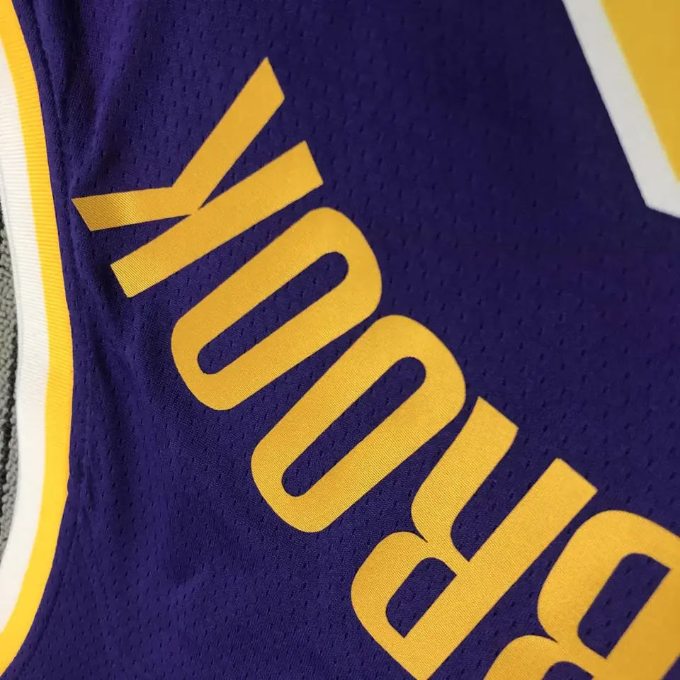 Foto 4 de Lakers temporada 21 tema JORDAN morado de cuello redondo #0 Westbrook