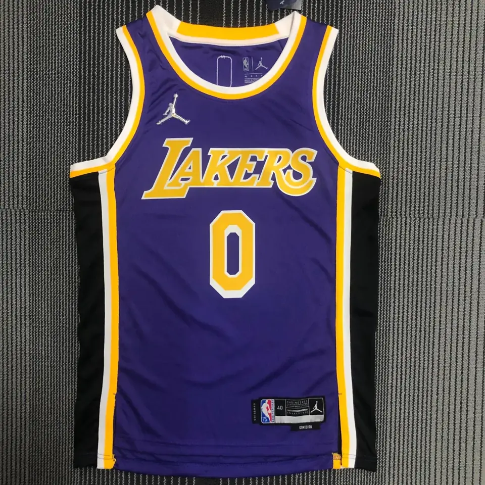 Foto 1 de 75 aniversario Lakers Edición Jumpman número 0 Westbrook