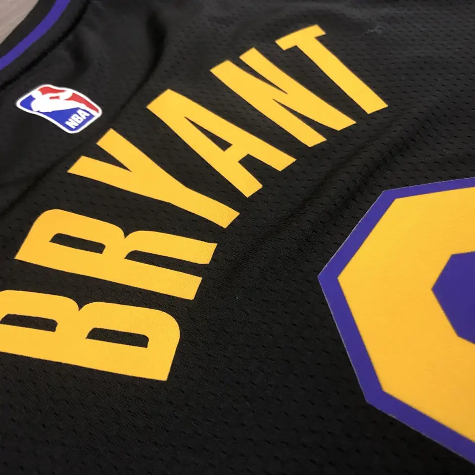 Foto 8 de Lakers cuello redondo Noche Latina negro n.º 8 Kobe