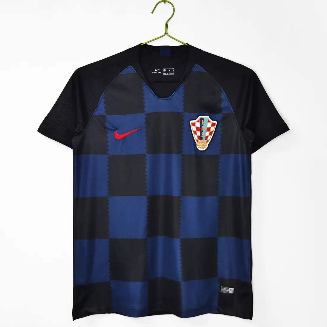 Foto 1 de Temporada 2018 Croacia camiseta retro visitante azul y negro 8A