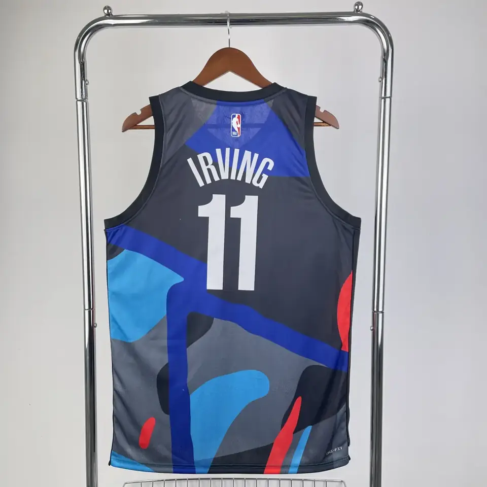 Foto 7 de Temporada 24 Brooklyn Nets camiseta City Edition número 11 Irving