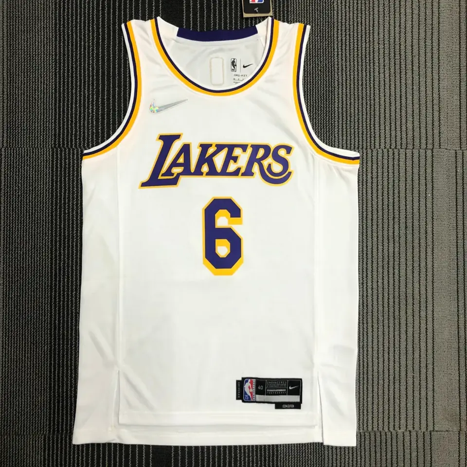 Foto 1 de 75 aniversario Lakers blanco número 6 James
