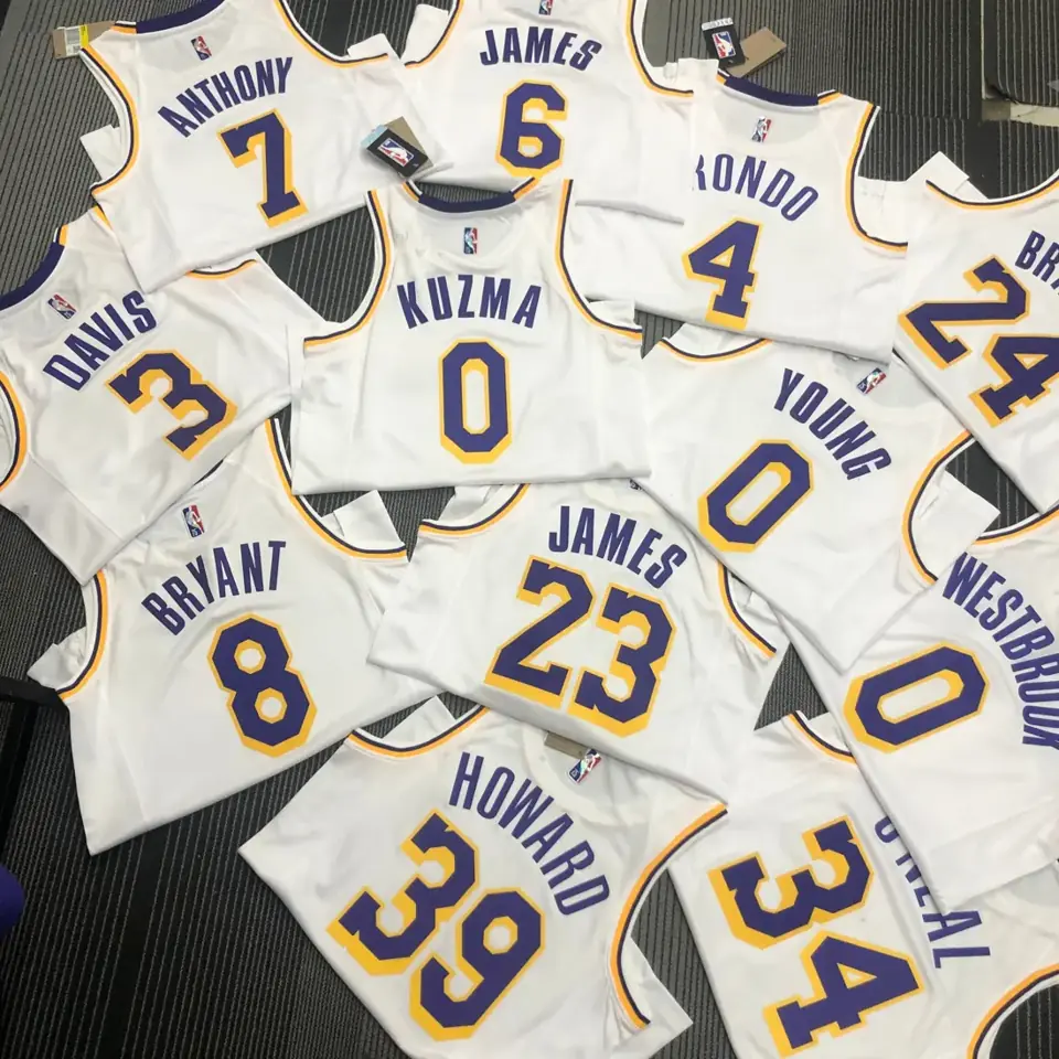 Foto 2 de 75 aniversario Lakers blanco número 6 James