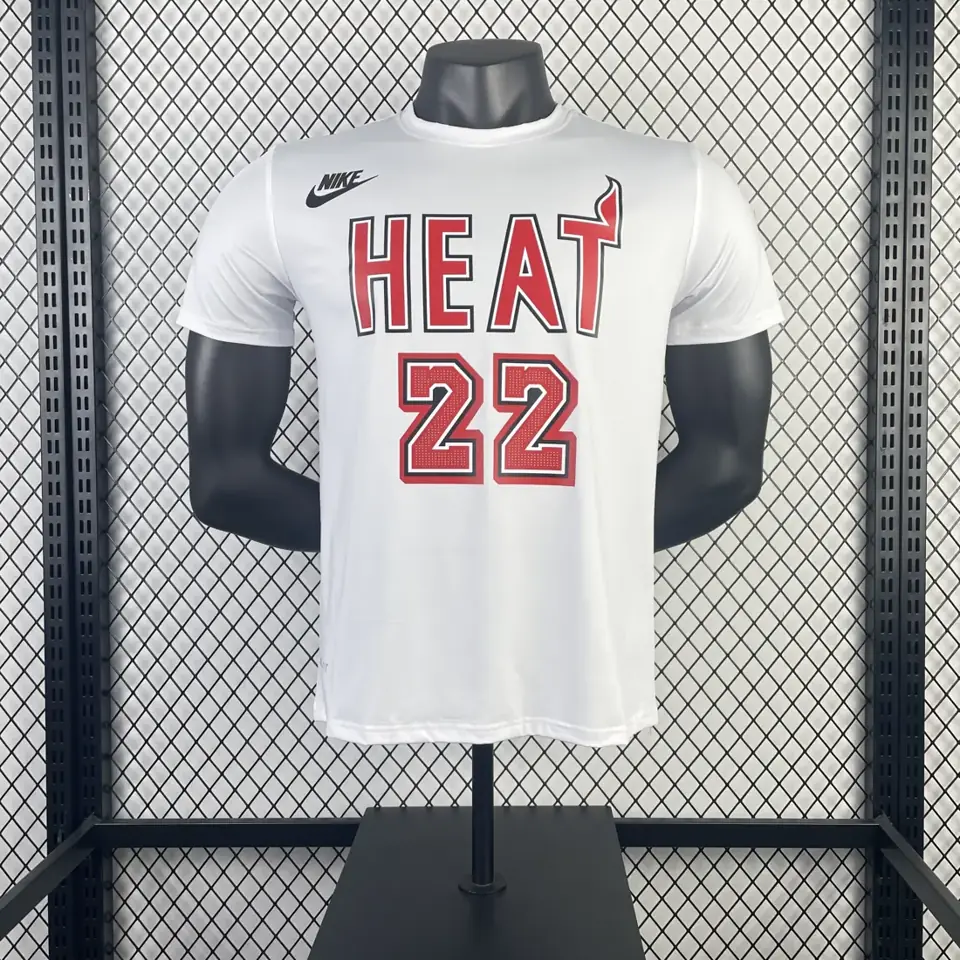 Foto 3 de Camiseta de secado rápido: temporada 23 Heat retro manga corta número 22 Butler