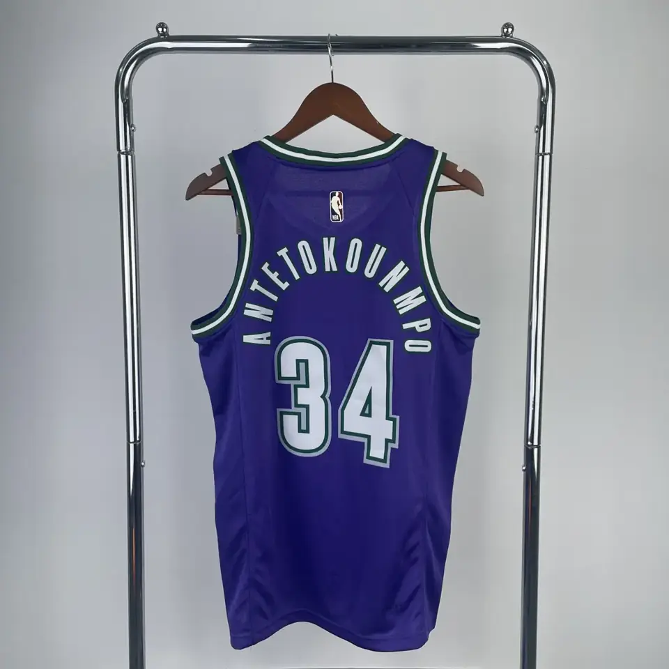 Foto 2 de Temporada 23 Bucks retro número 34 Antetokounmpo