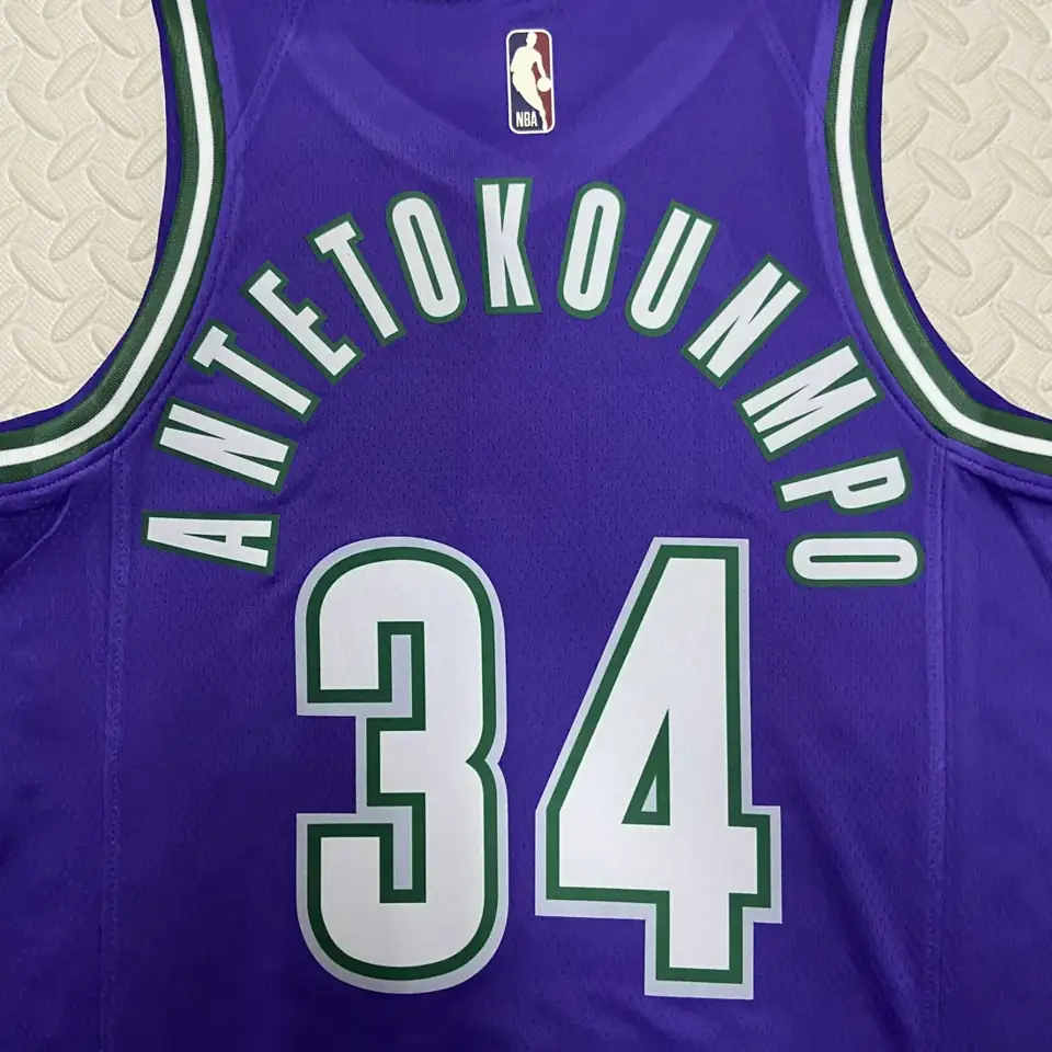 Foto 8 de Temporada 23 Bucks retro número 34 Antetokounmpo