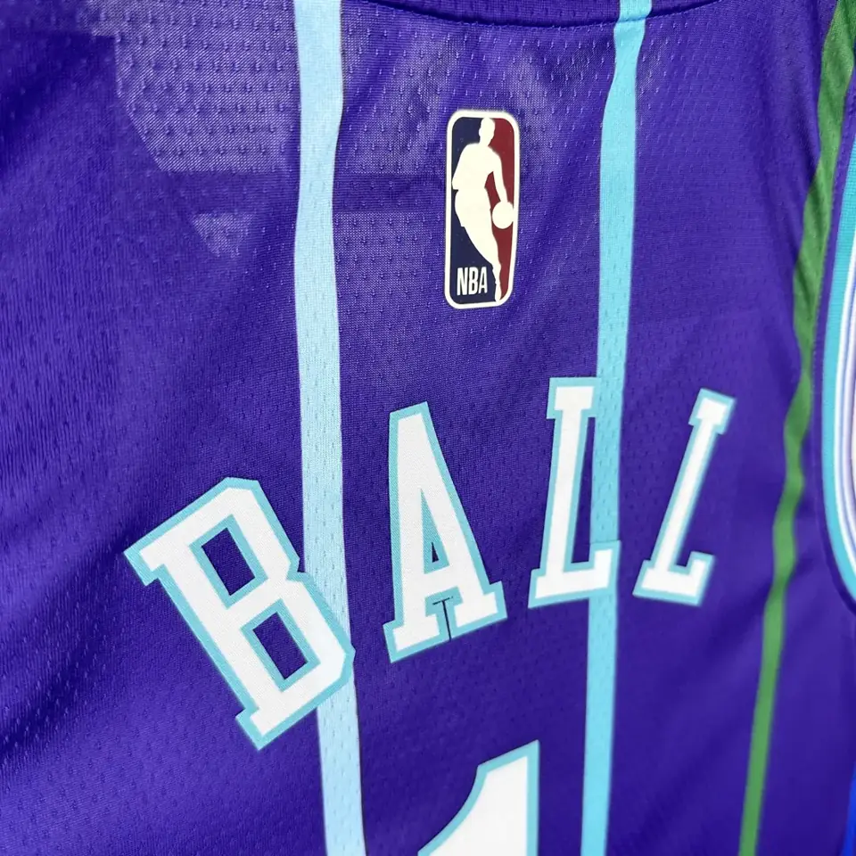 Foto 7 de Temporada 2020 Hornets retro morado nº 1 Ball