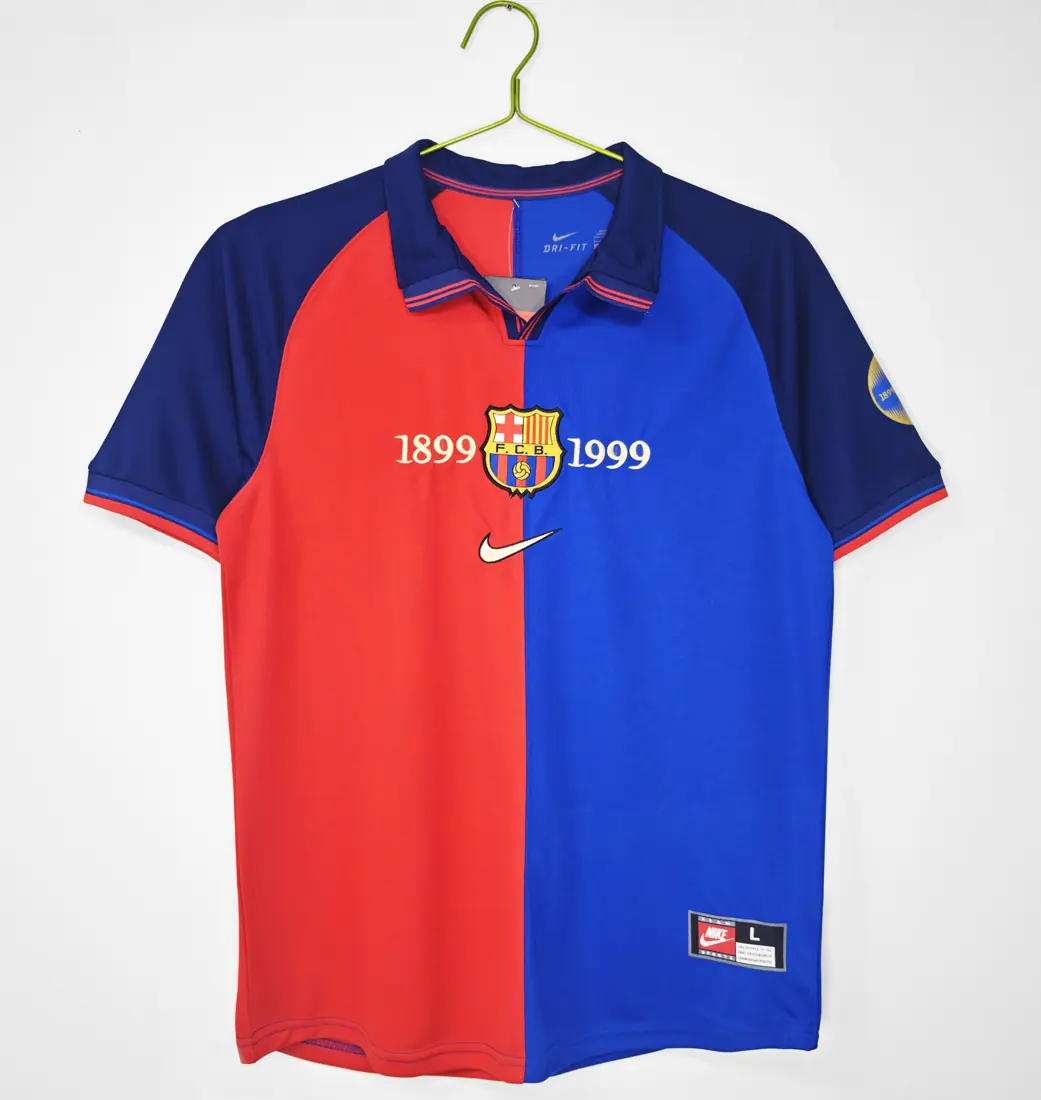 Foto 1 de Temporada 1999/00 Barcelona local edición centenario retro 5A