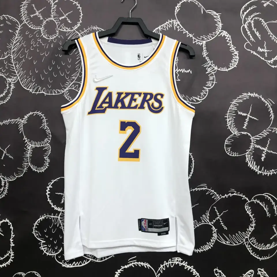 Foto 1 de 75º aniversario Lakers blanco número 2 Irving
