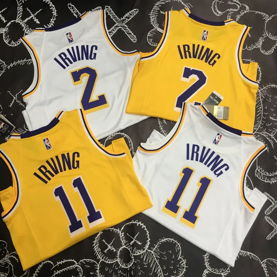 Foto 2 de 75º aniversario Lakers blanco número 2 Irving