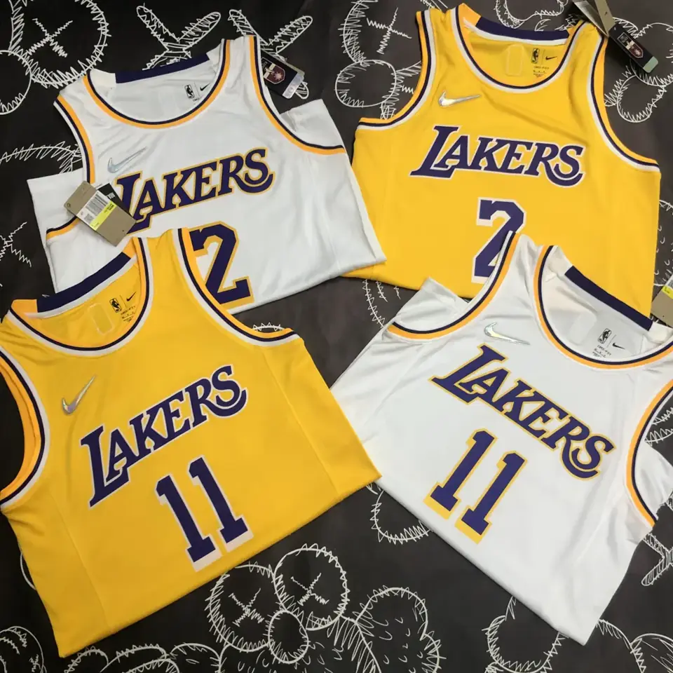 Foto 3 de 75º aniversario Lakers blanco número 2 Irving