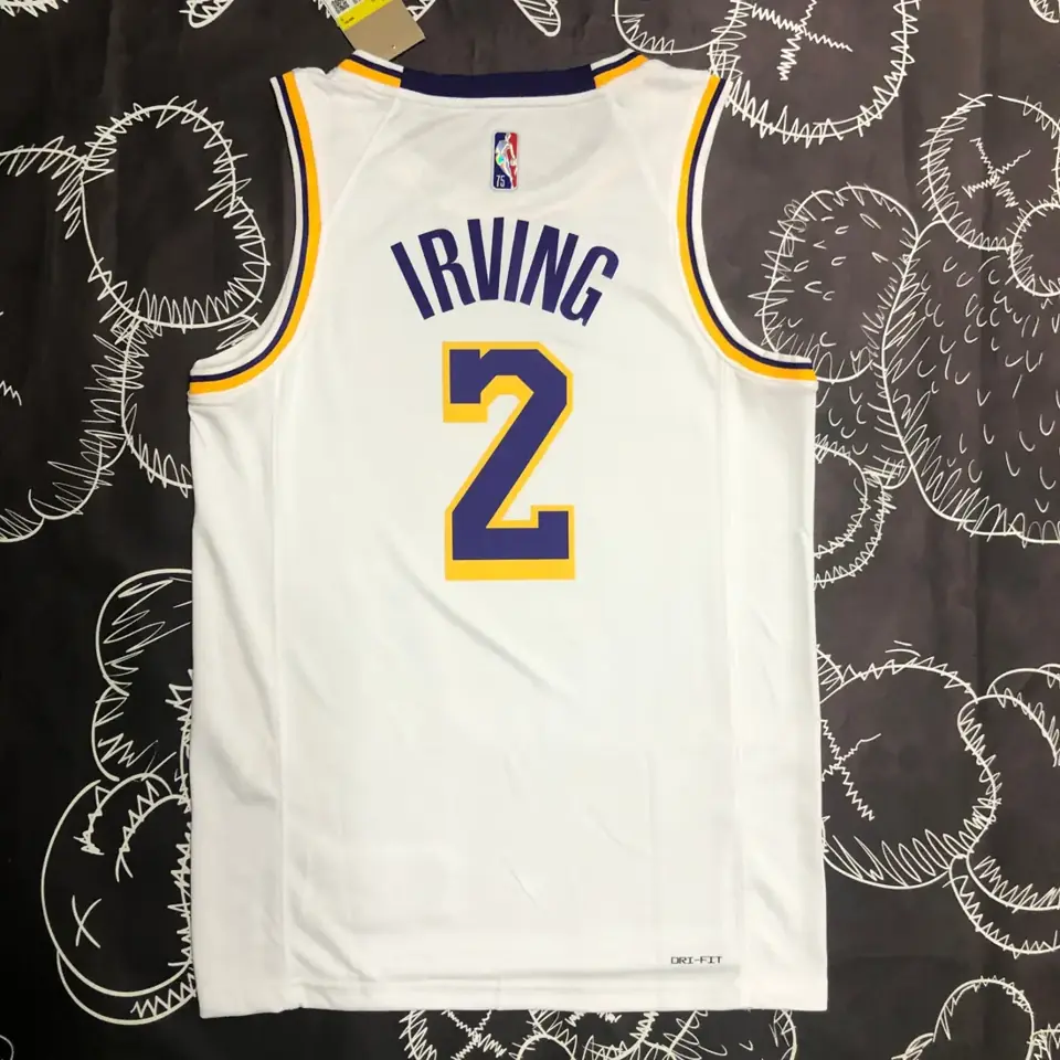 Foto 5 de 75º aniversario Lakers blanco número 2 Irving
