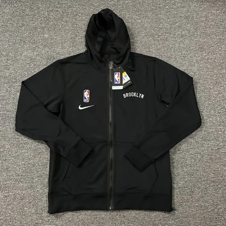 Foto 2 de Producto auténtico de tienda oficial internacional: versión de jugador GI chaqueta de calentamiento de los Nets de Brooklyn