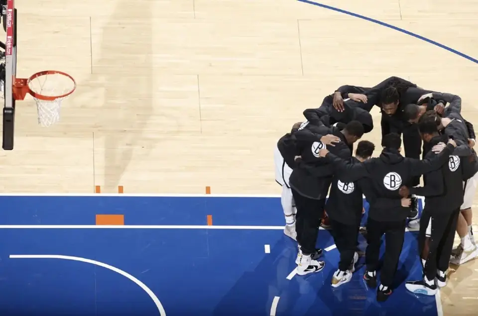 Foto 6 de Producto auténtico de tienda oficial internacional: versión de jugador GI chaqueta de calentamiento de los Nets de Brooklyn