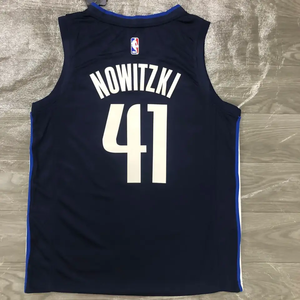 Foto 2 de Temporada 21 Dallas Mavericks edición limitada temática Jordan número 41 Dirk Nowitzki