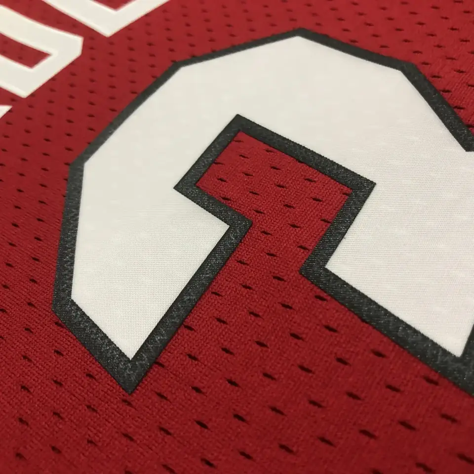 Foto 7 de Camiseta retro MN de termopresión: SW del Heat, temporada 05/06, roja, nº 3 Wade