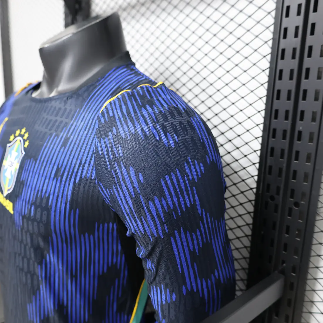 Foto 7 de 1:1 modelo termosellado S-3XL Brasil visitante manga larga