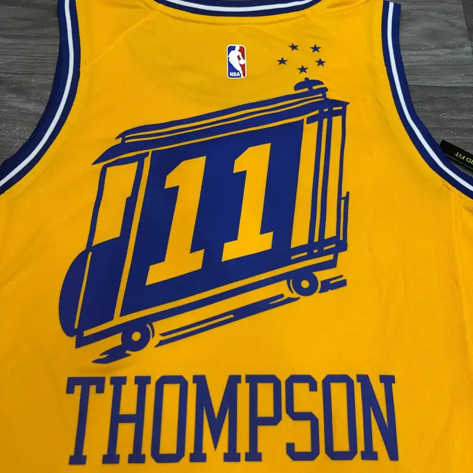 Foto 7 de Golden State Warriors edición tranvía, amarillo, nº 11 Klay Thompson