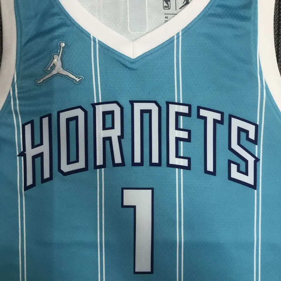 Foto 6 de 75 aniversario Charlotte Hornets azul #1 LaMelo Ball