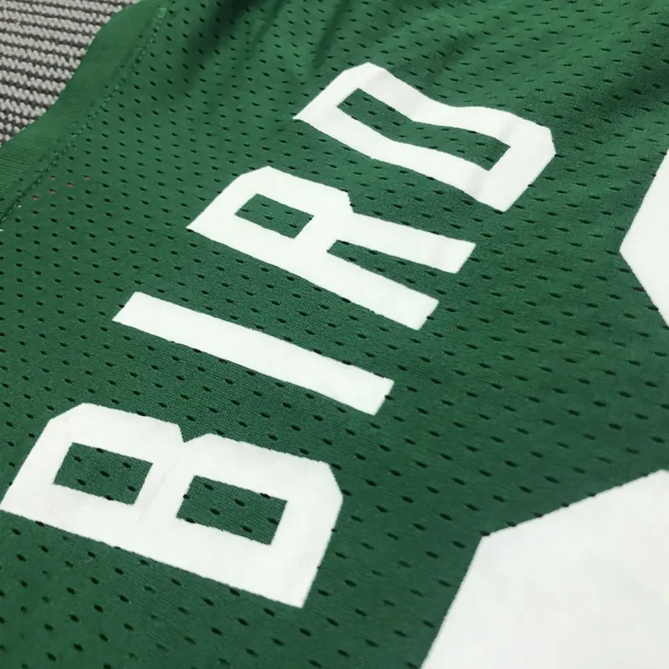 Foto 5 de Mitchellness Celtics de Boston verde número 33 Bird camiseta retro de malla de manga corta