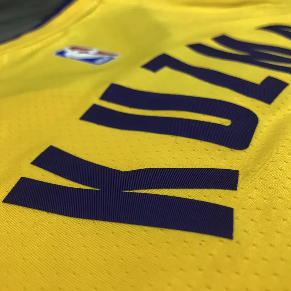 Foto 2 de Los Angeles Lakers amarillo cuello en V nº 0 Kuzma