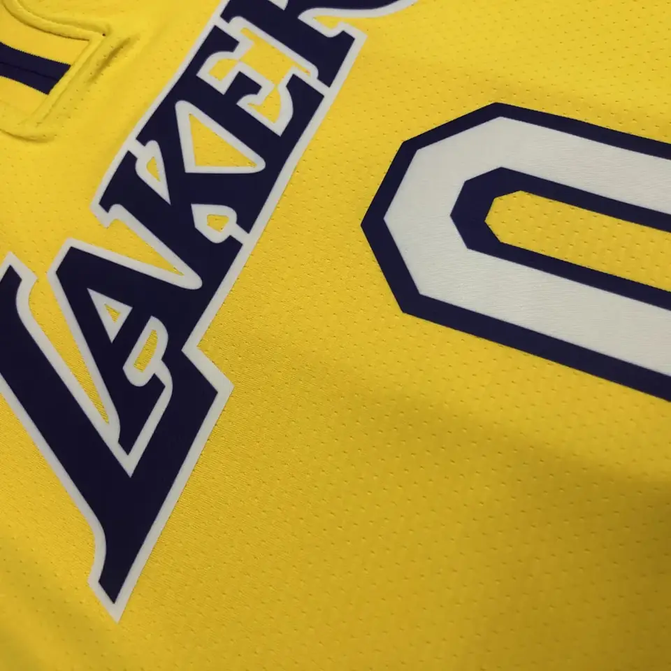 Foto 6 de Los Angeles Lakers amarillo cuello en V nº 0 Kuzma