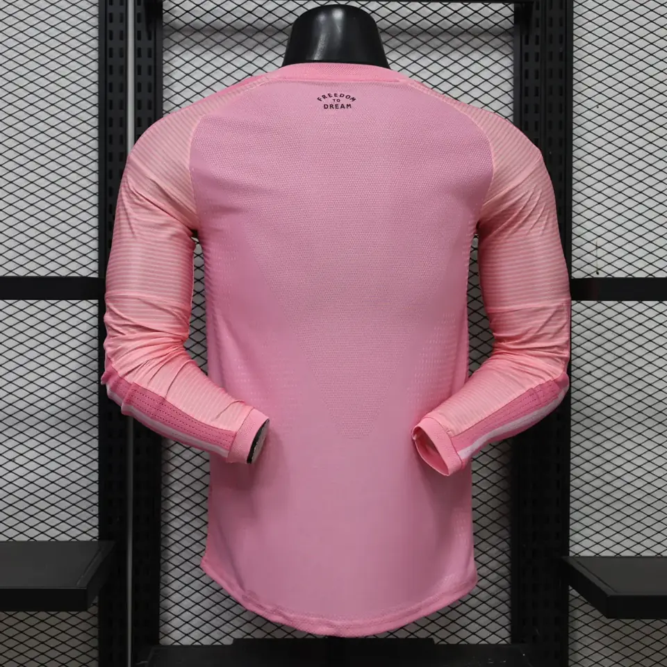 Foto 3 de Jugadores 26-27: Camiseta de manga larga rosa de Miami (tallas S-3XL)