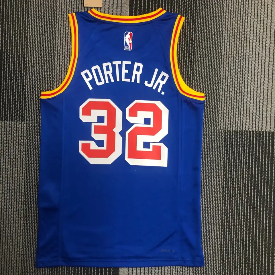 Foto 2 de 75.º aniversario Golden State Warriors retro n.º 32 Otto Porter Jr.