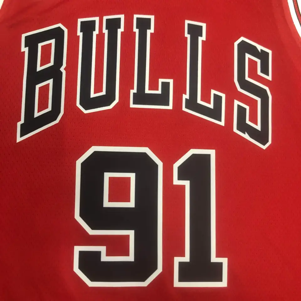 Foto 3 de Temporada 23 Bulls rojo número 91 Rodman