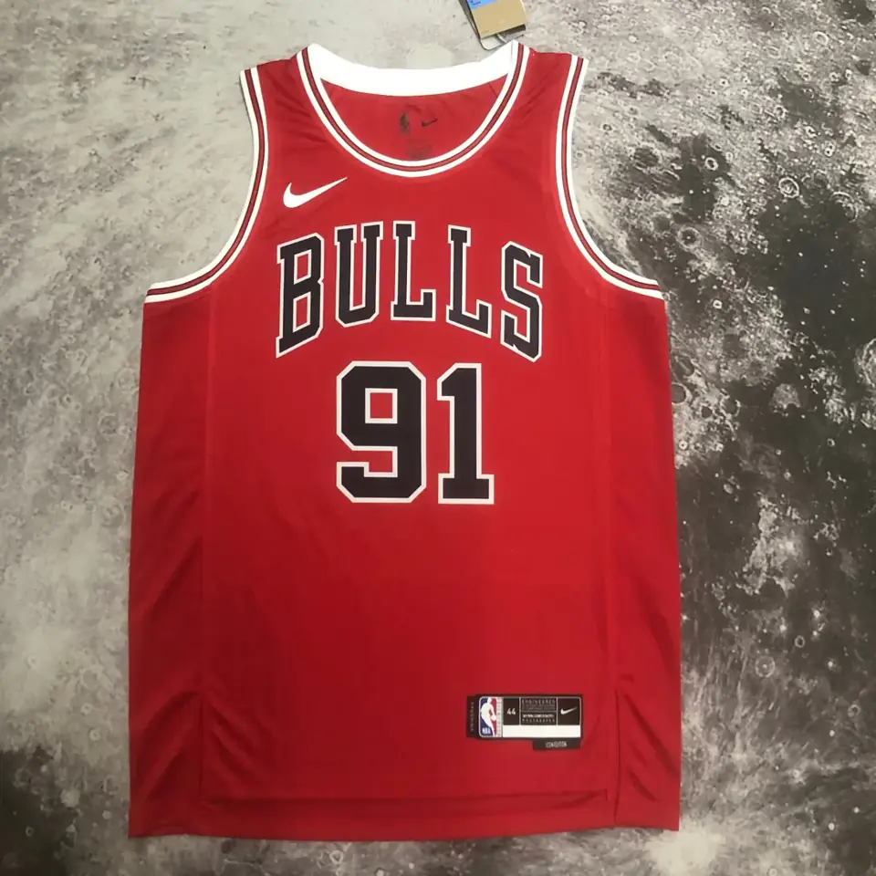 Foto 5 de Temporada 23 Bulls rojo número 91 Rodman