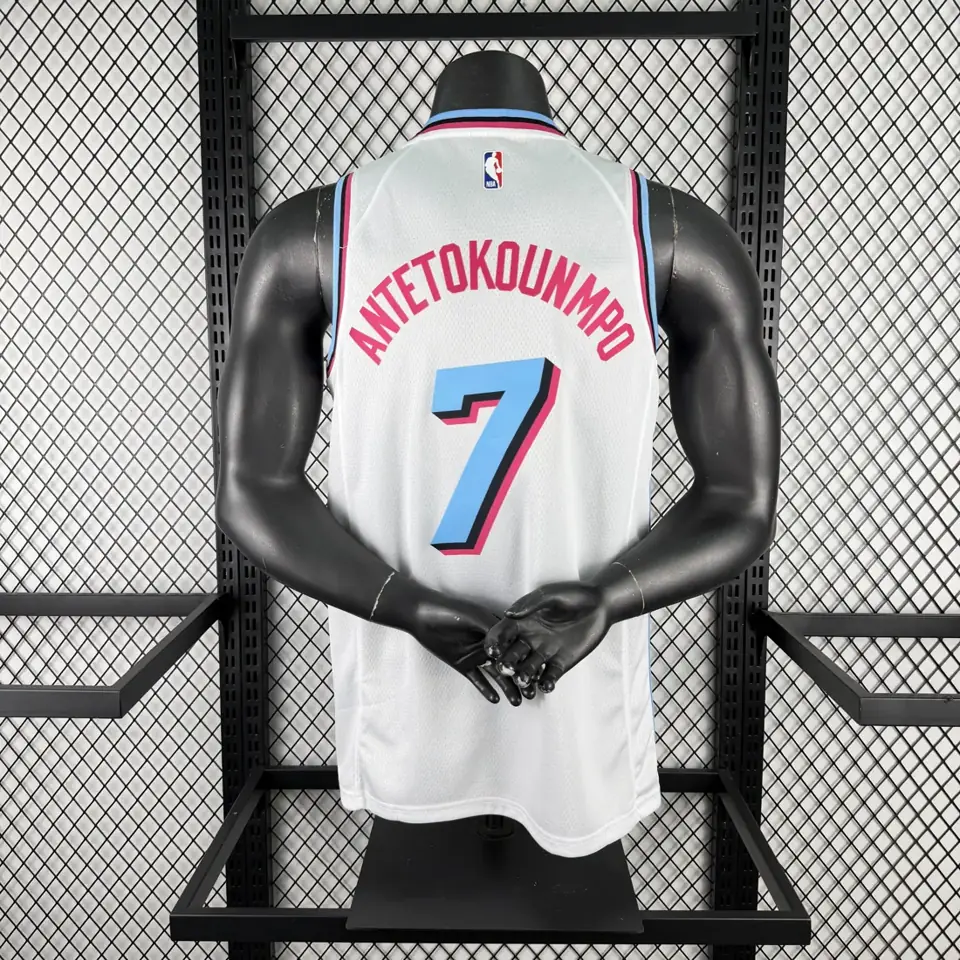 Foto 8 de Heat cuello redondo blanco nº 7 Antetokounmpo